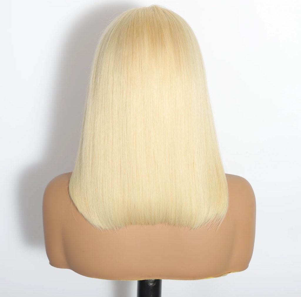 613 Premium HD Straight Bob Wig
