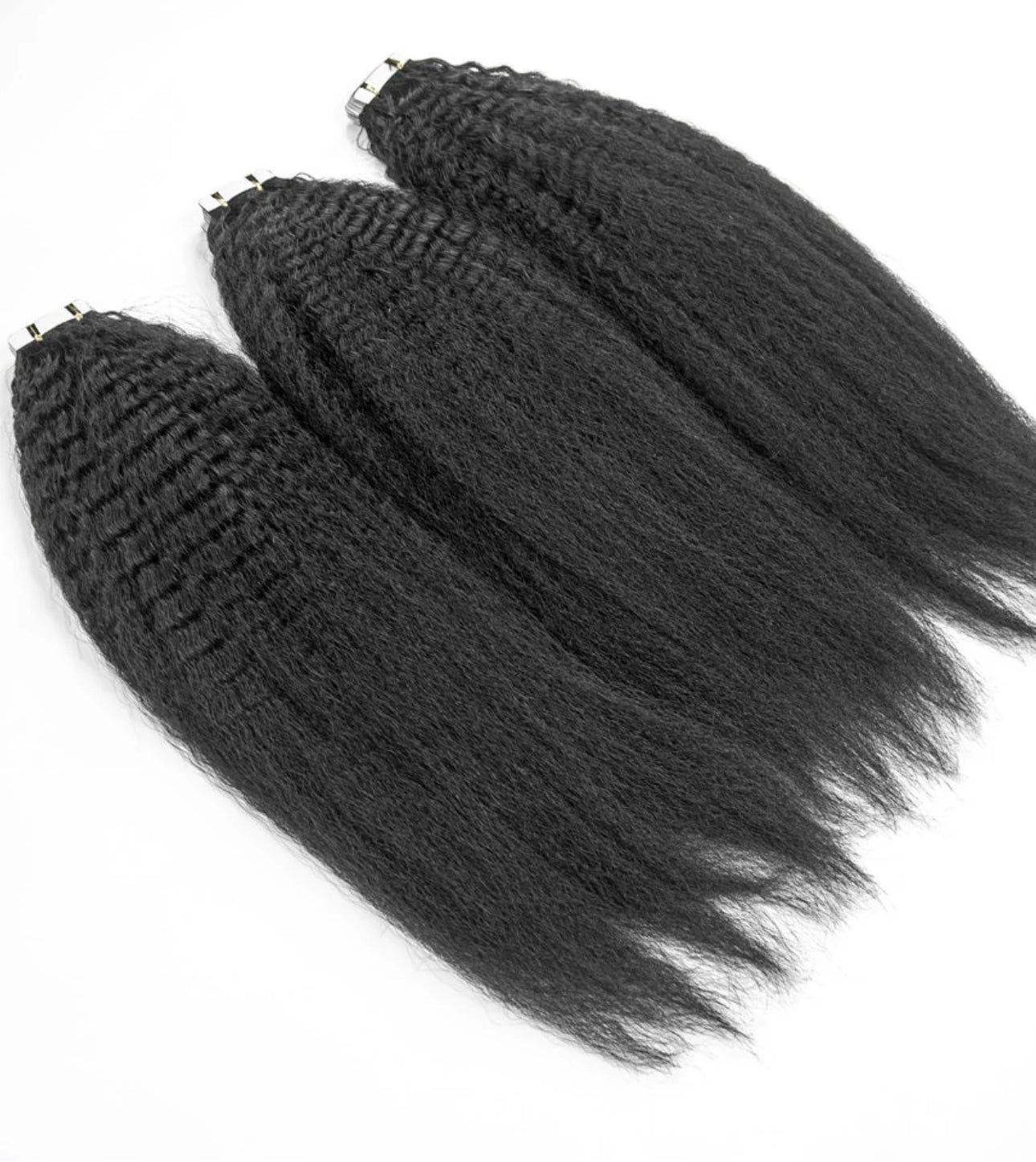 Raw Kinky Straight Tape In Bundles