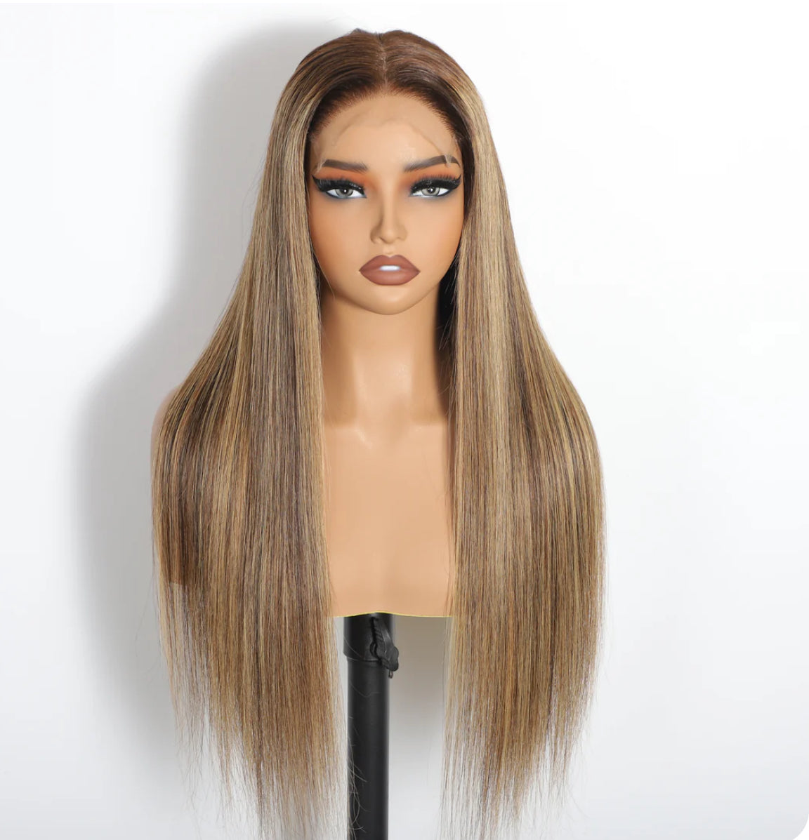 4/27 5x5 Straight Closure Wig